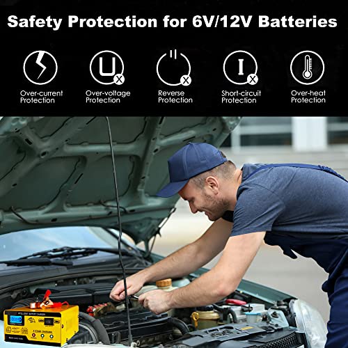 12V Car Battery Charger 15A Trickle Maintainer k7m