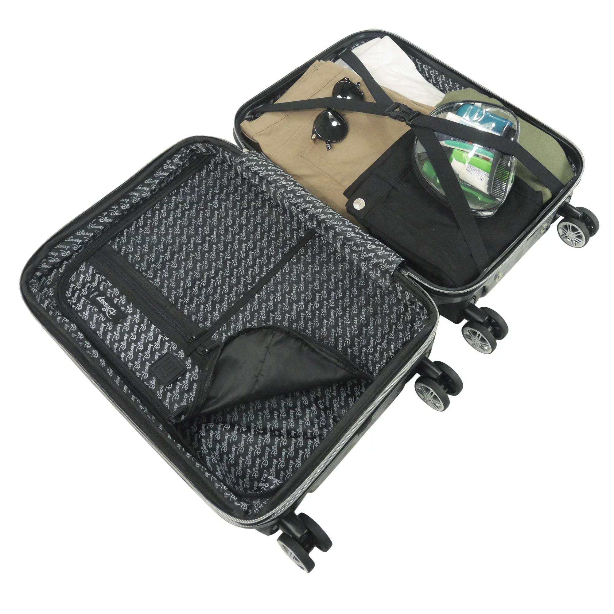 Luggage Set 3-Piece Spinner Charcoal a7