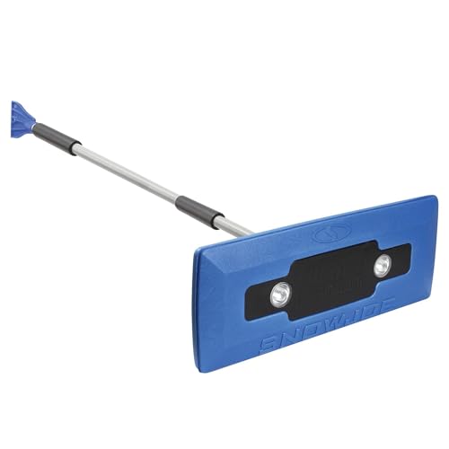 Snow Broom Ice Scraper 4-in-1 Telescoping 18-Inch Foam Head a7