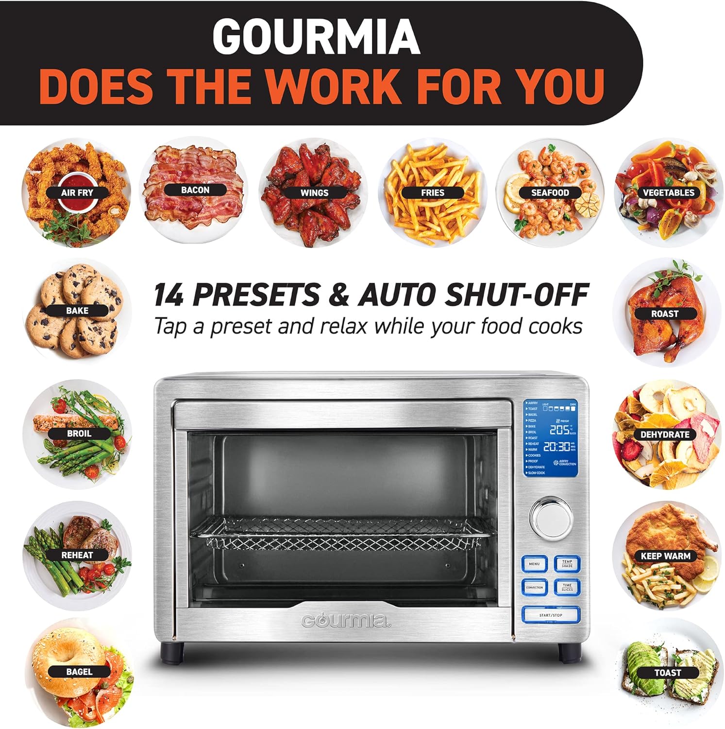 Digital Toaster Oven Air Fryer k7m