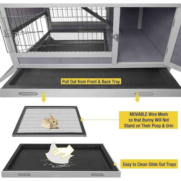 Rabbit Hutch Outdoor Bunny Cage k7m