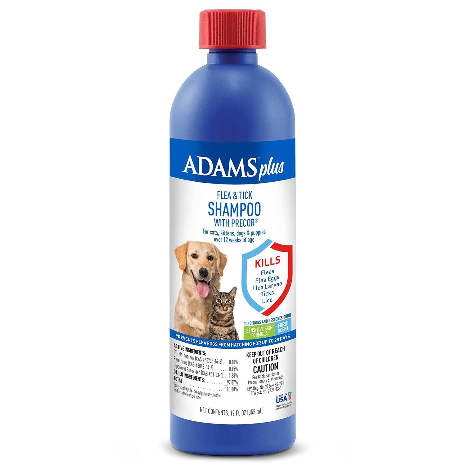 Flea Tick Shampoo for Dogs Cats k7m