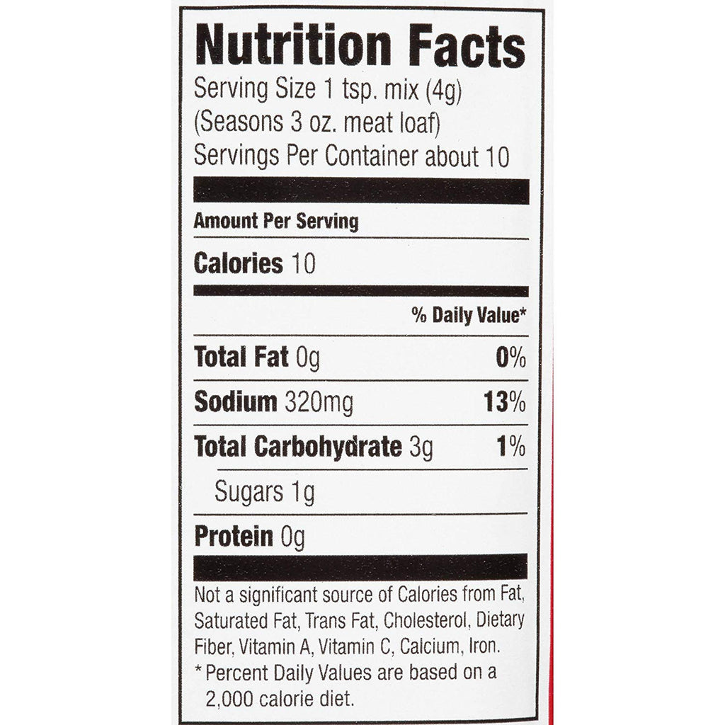 Meat Loaf Seasoning Mix 1.5 oz Pack of 2 k7