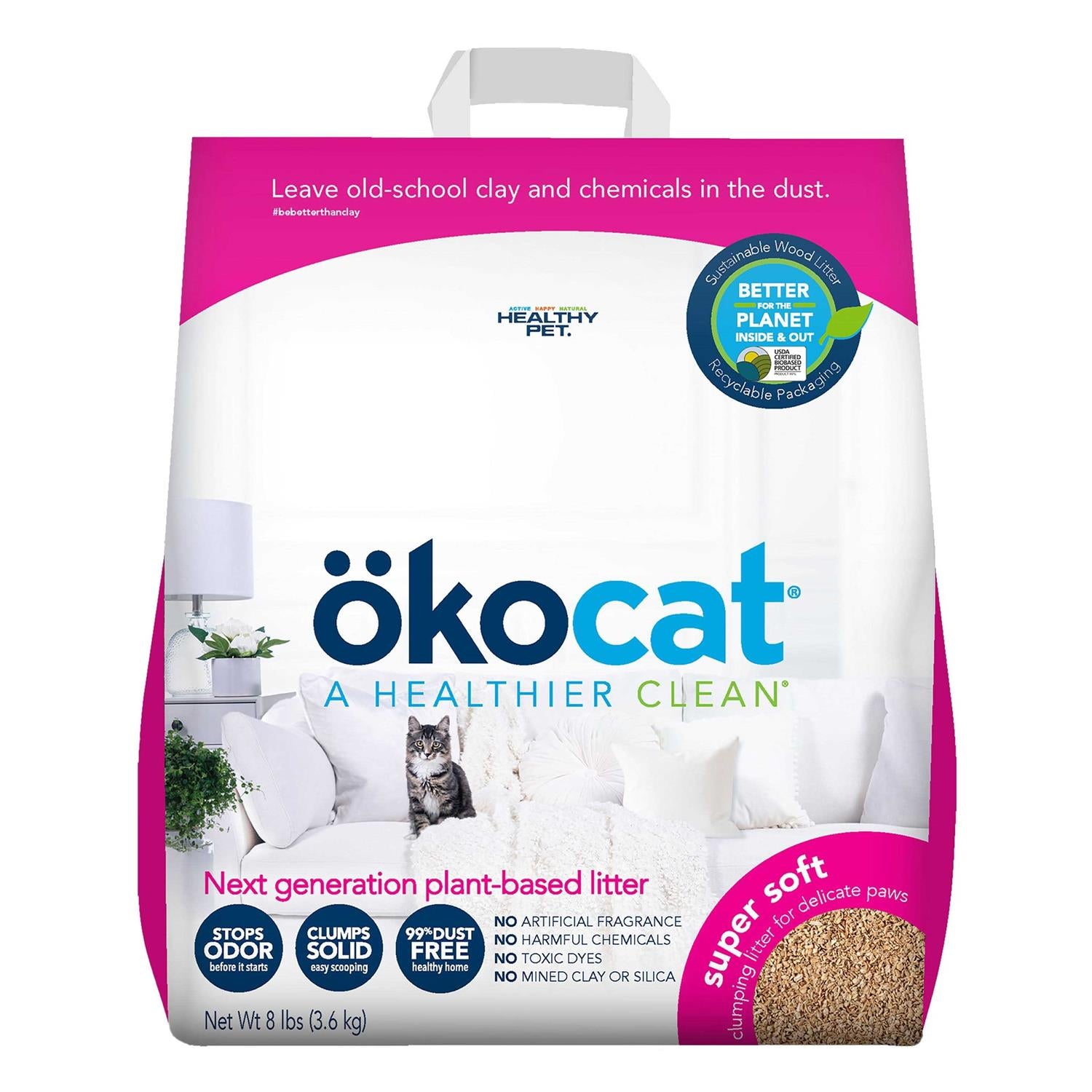 Wood Cat Litter Clumping Soft a7
