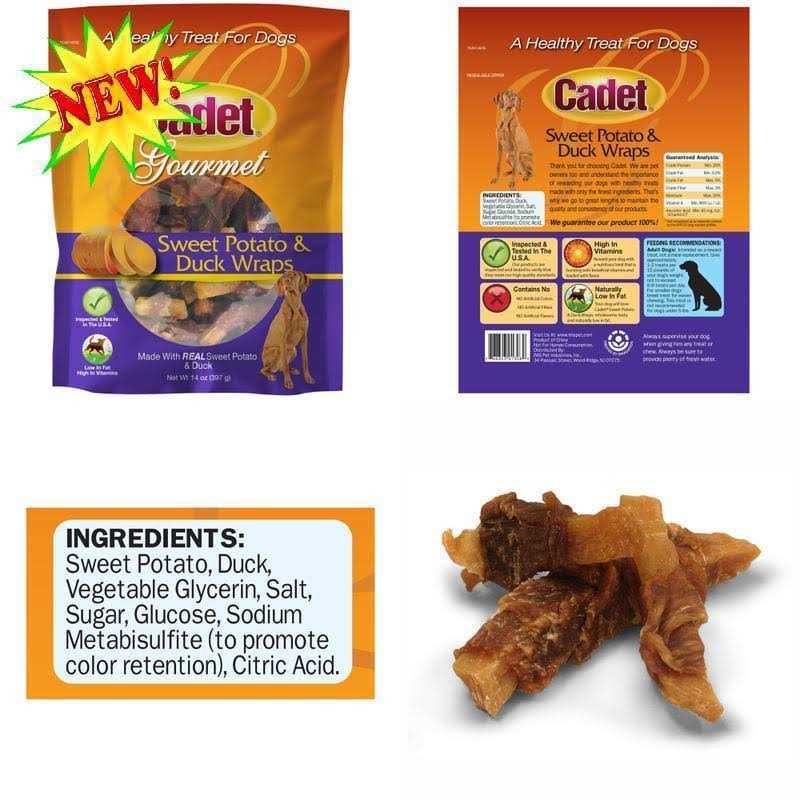Sweet Potato Duck Wraps Dog Treats k7