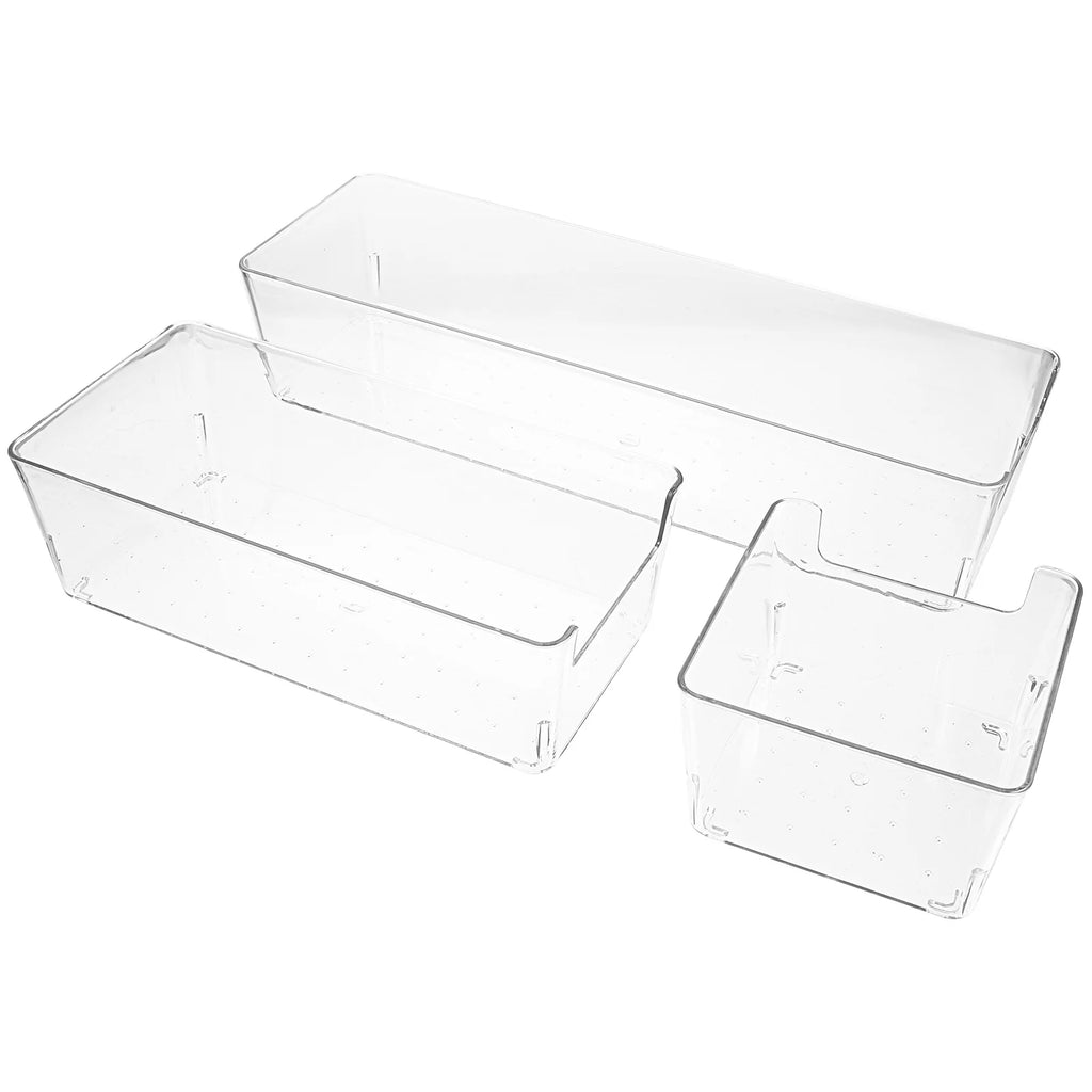 Collapsible Storage Bins Drawer Organizer 3 Pack k7