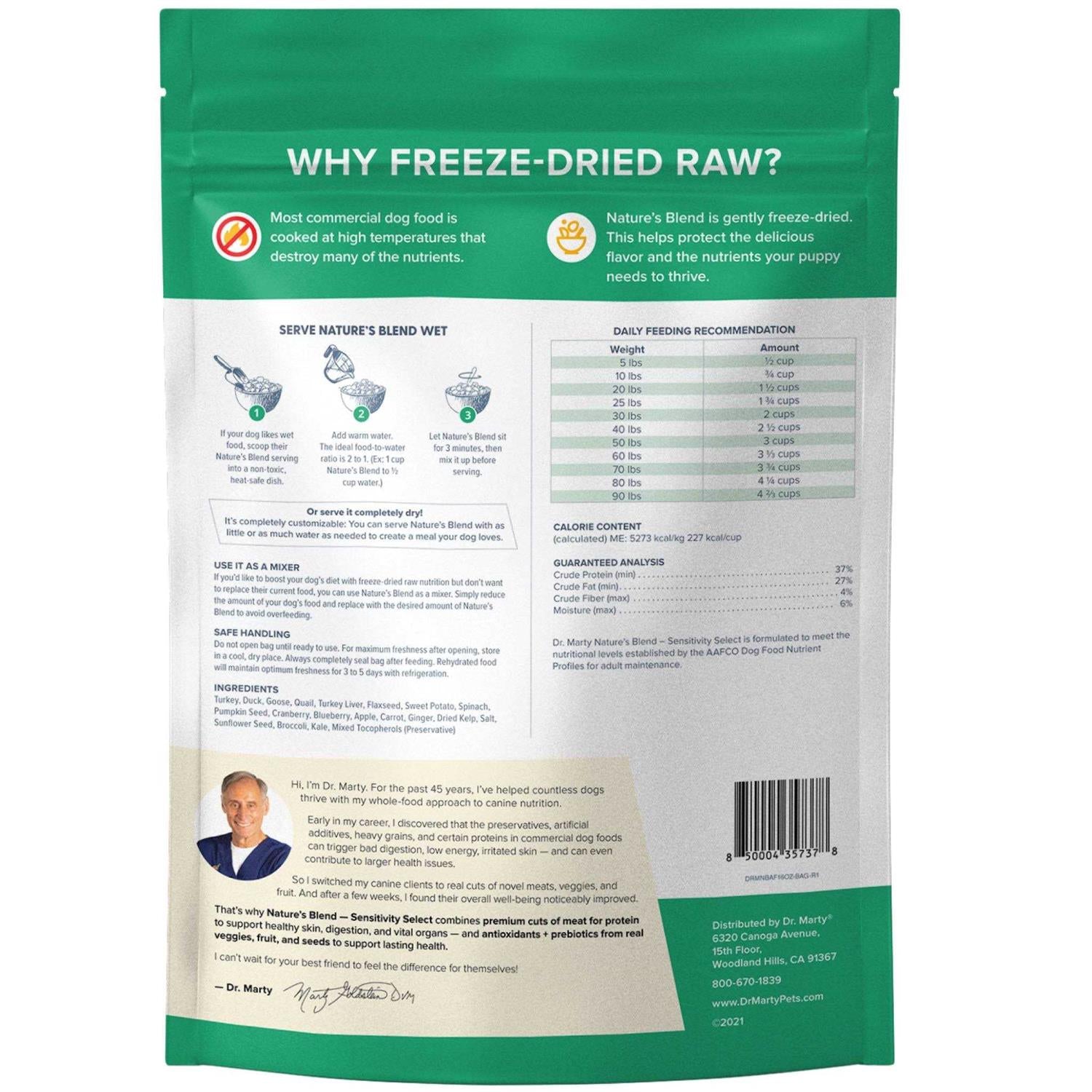 Freeze Dried Dog Food Sensitivity Select k7