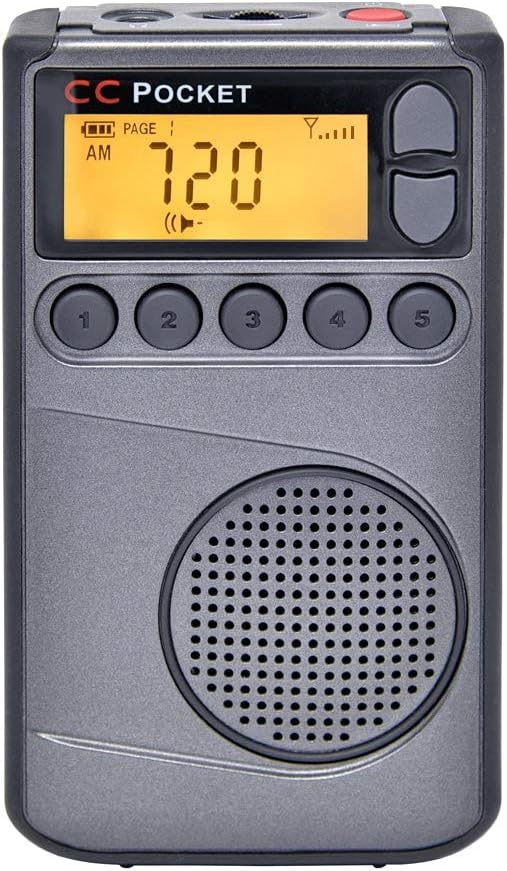AM FM NOAA Weather Radio with Clock and Sleep Timer k7x