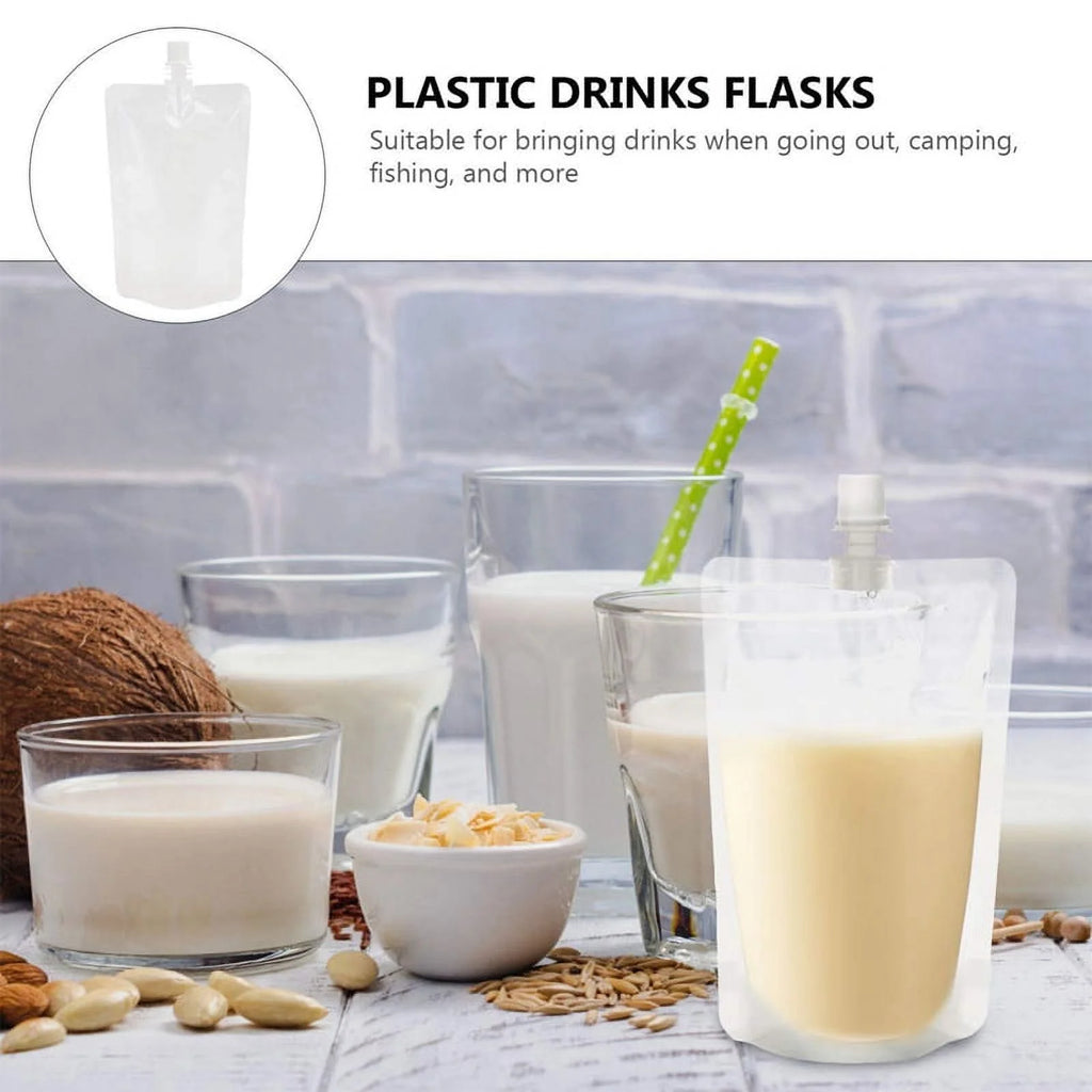 Liquid Stand Up Pouch 100ml Leak Proof Drink Packaging a7