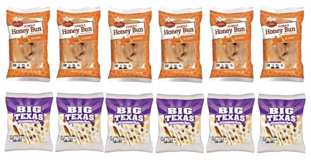 Glazed Honey Bun & Cinnamon Roll Combo 12 Pack k7