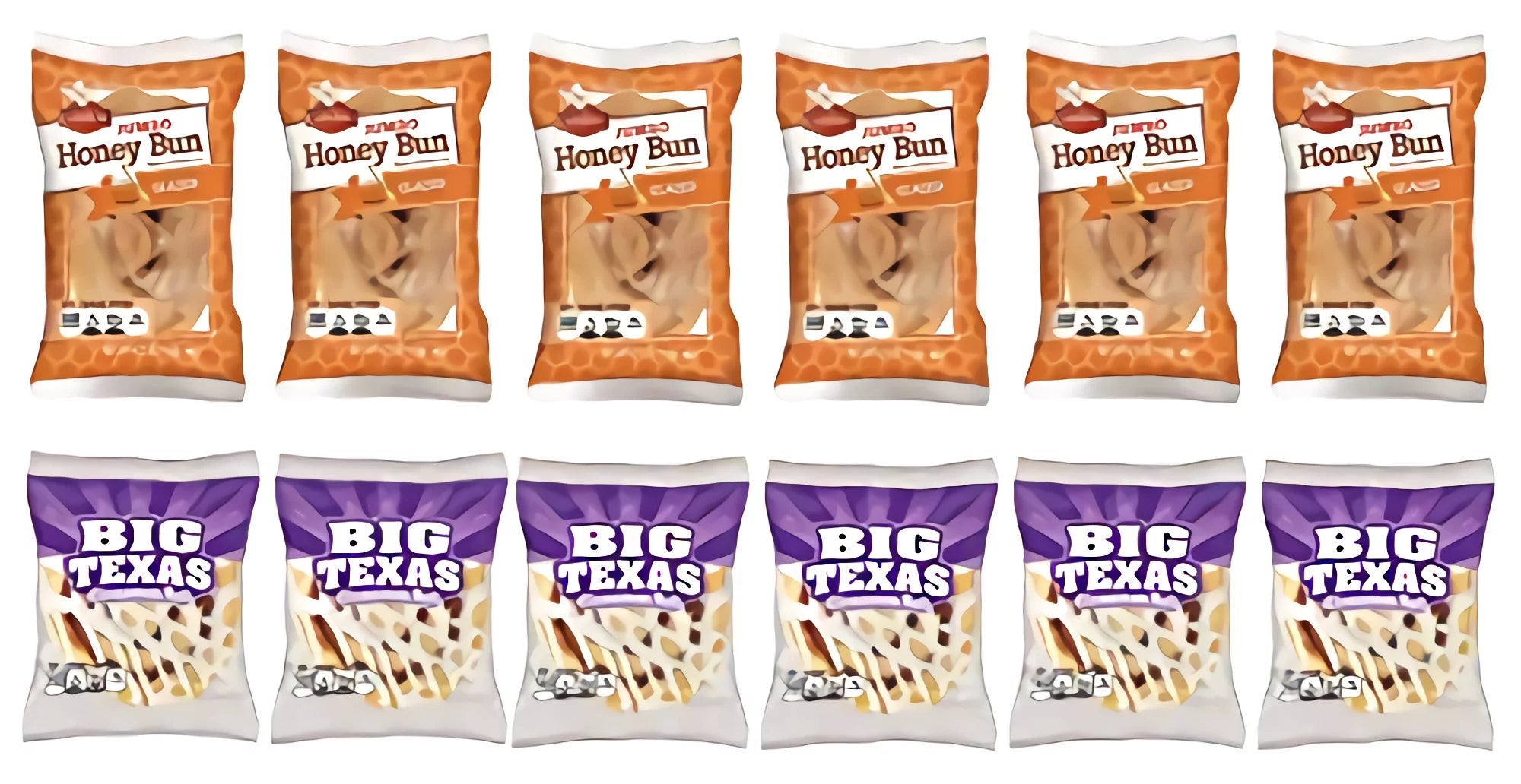 Glazed Honey Bun & Cinnamon Roll Combo 12 Pack k7