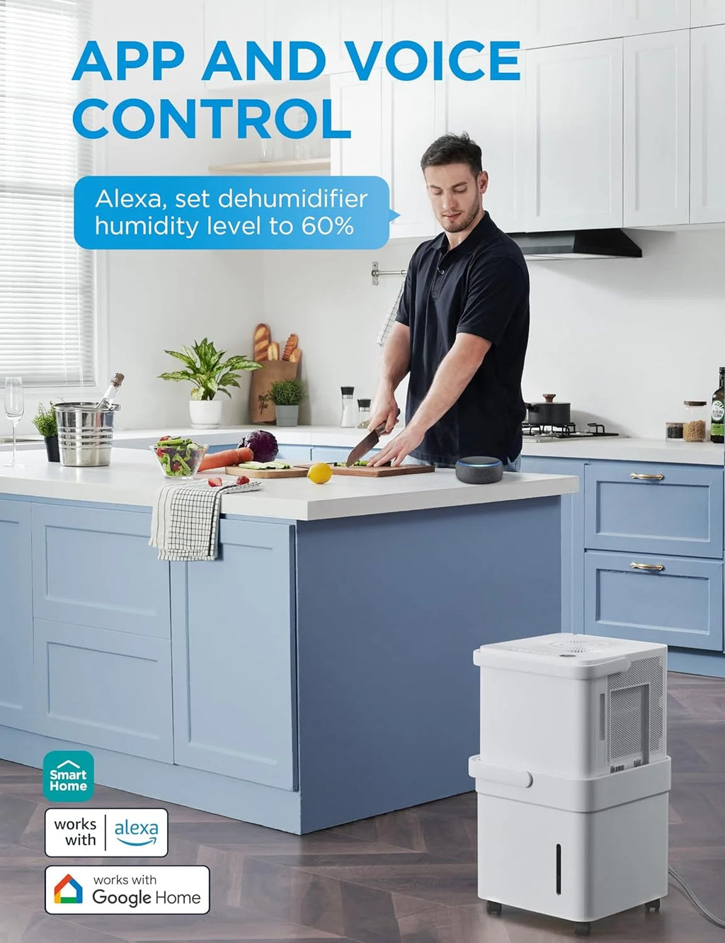 Dehumidifier 20-Pint Smart WiFi Coverage 2000 sq ft a7