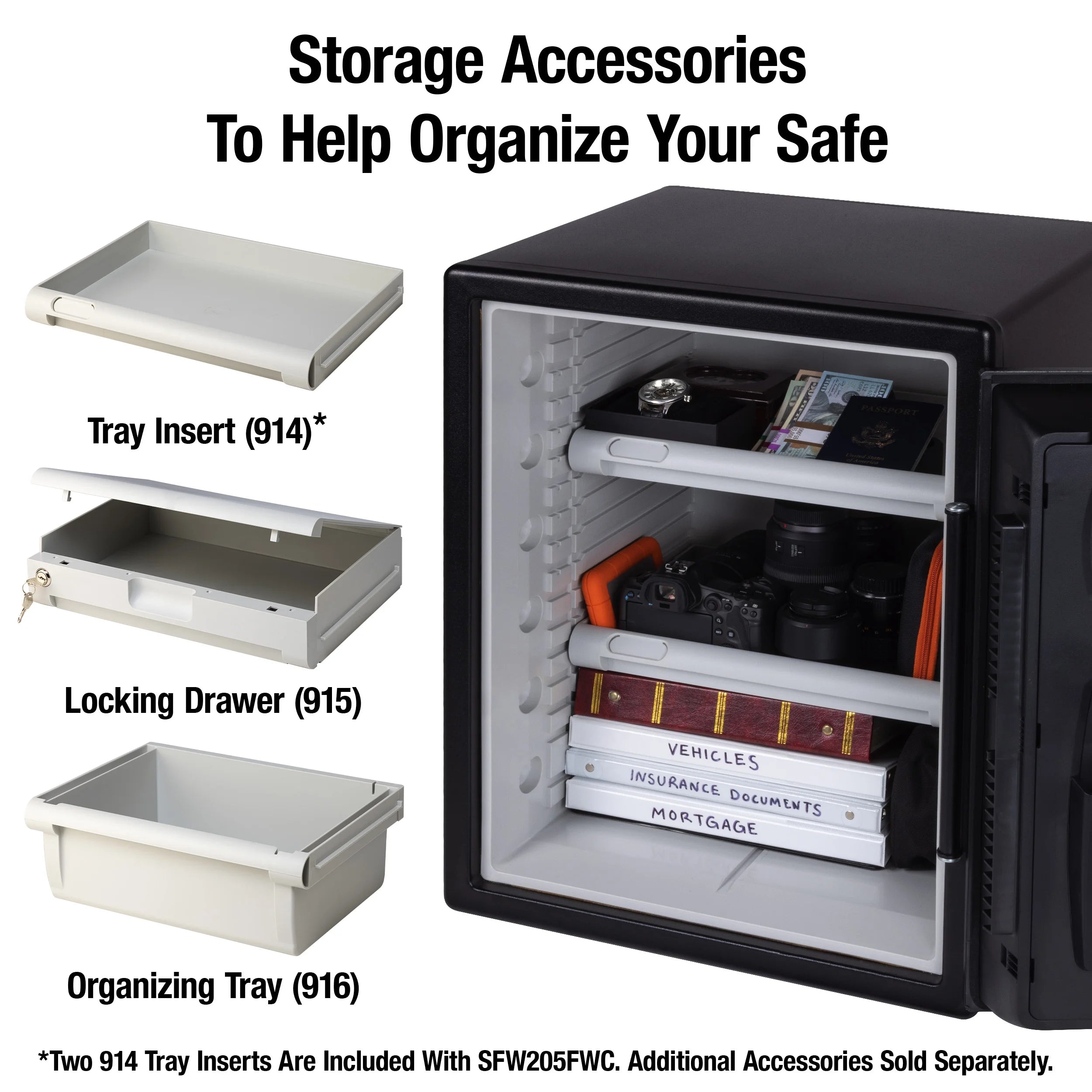 Water and Fire-Resistant Safe with Digital Keypad Lock 2.0 cu ft k7