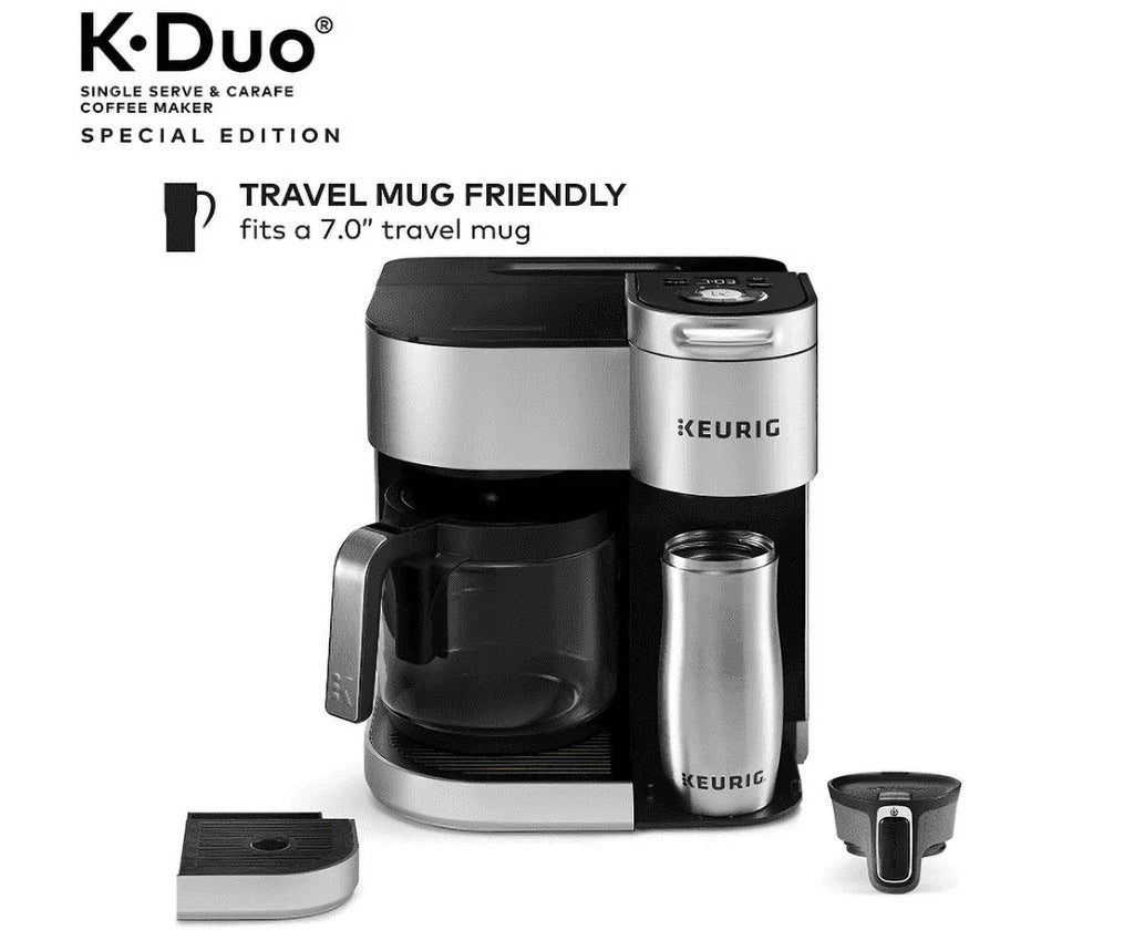 Coffee Maker Single Serve 12-Cup Drip Brewer Silver a7