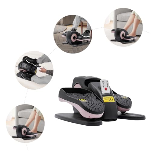 Seated Pedal Exerciser for Seniors Under Desk Mini Elliptical Machine k7q
