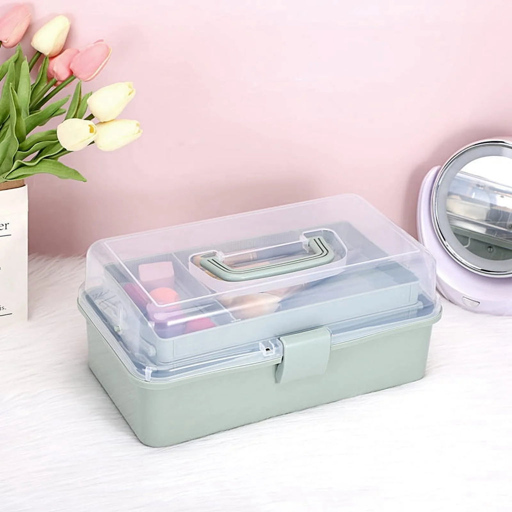 Plastic Dividing Storage Box with Adjustable Spacers k7q