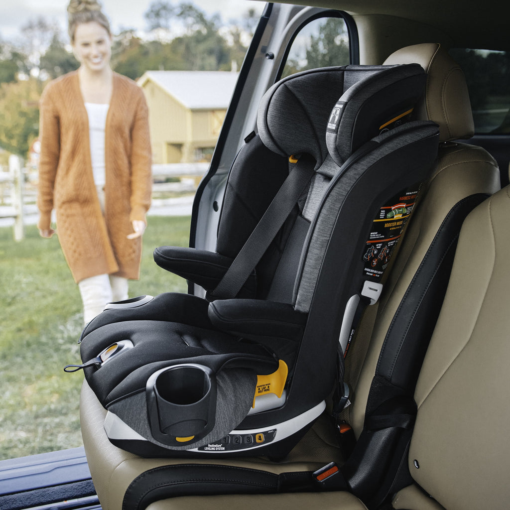 Car Seat Harness Booster Black a7