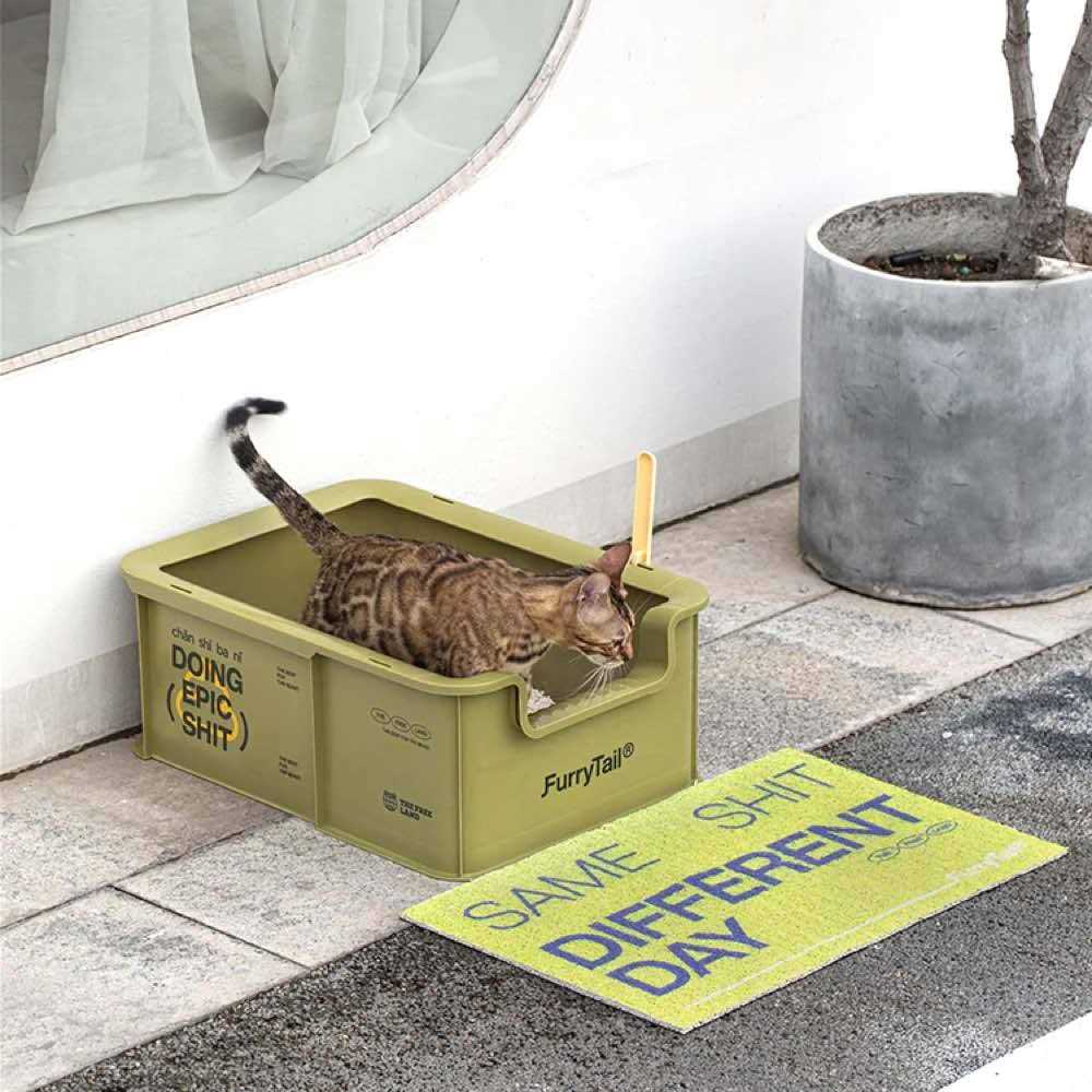Cat Litter Box with Scoop XL k7