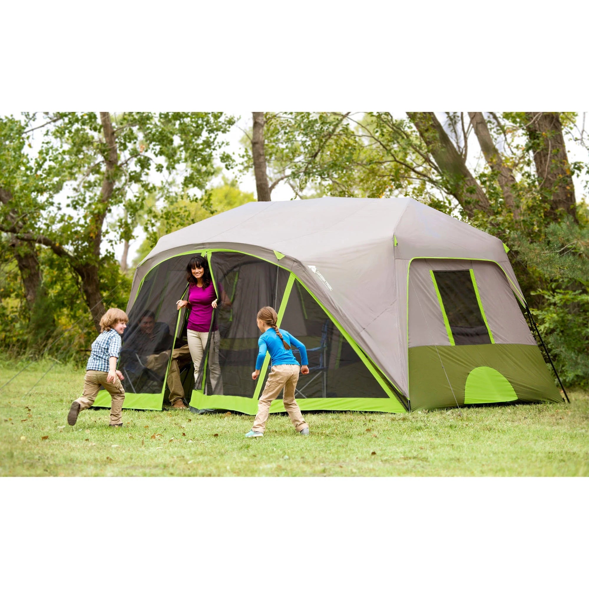 Instant Cabin Tent with Screen Room 2 Room 9 Person a7