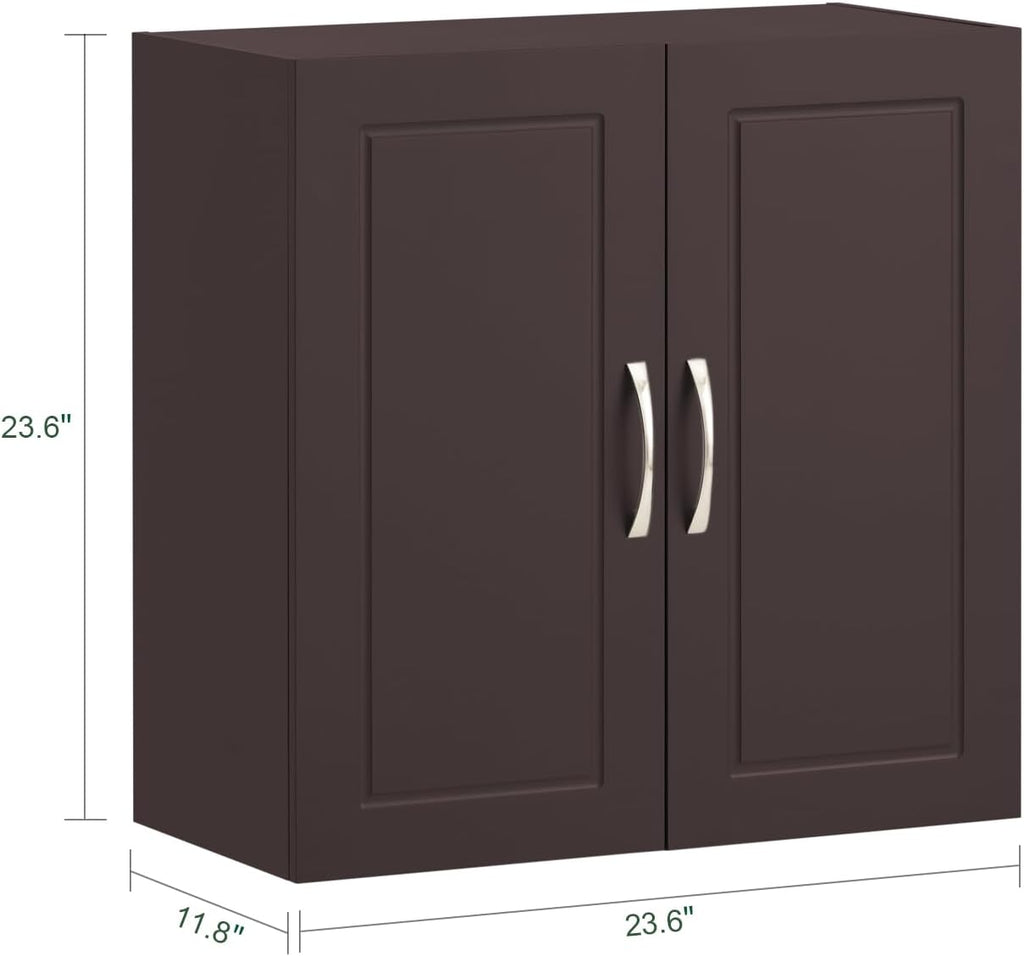 Laundry Hamper Cabinet with 2 Drawers and Wall Cabinet k7p