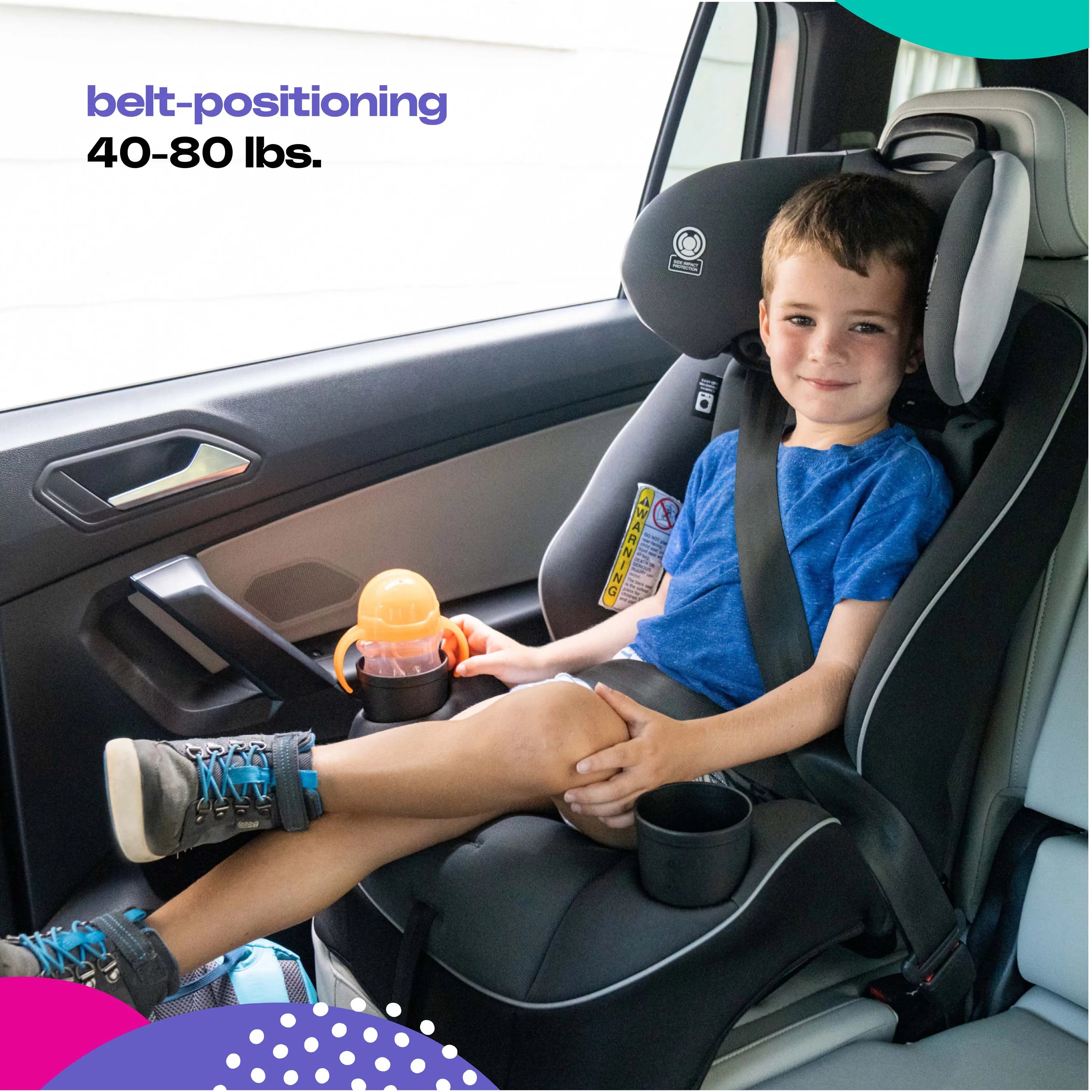 Cosco Kids Easy Elite All-in-One Convertible Car Seat Sleet k7