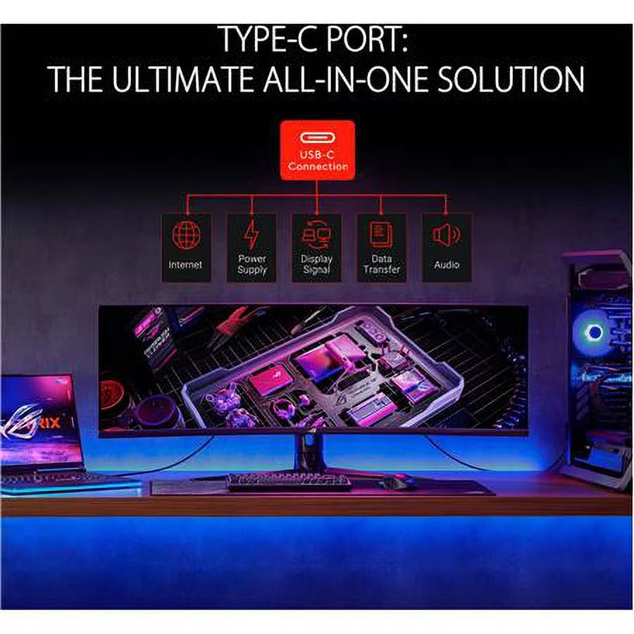 49" Ultra-wide Curved HDR Gaming Monitor 165Hz 7k
