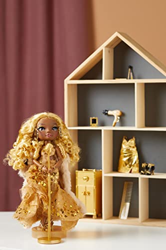 Posable Fashion Doll with 2 Outfits and Vanity Playset k7m