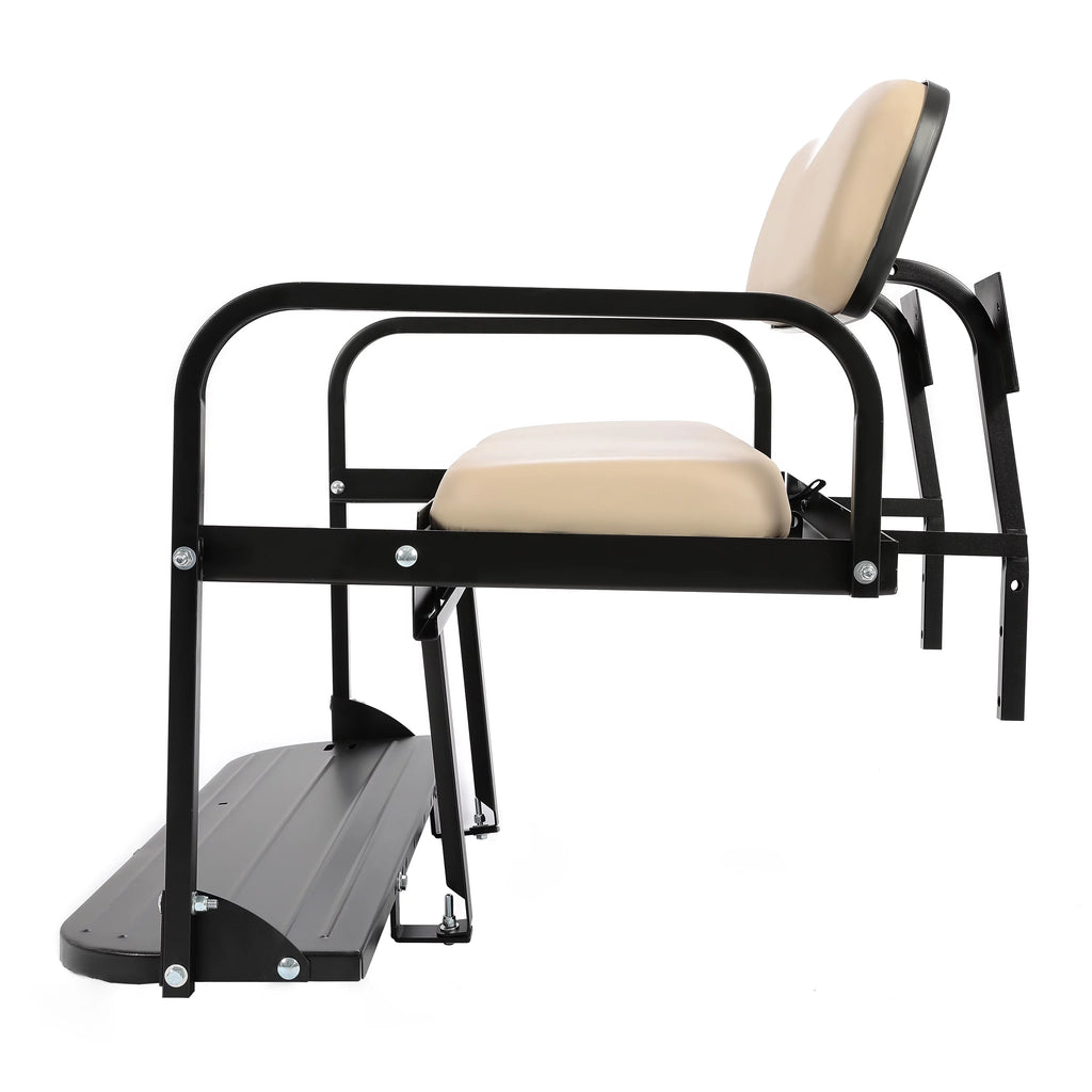 Golf Cart Rear Seat Kit Folding Tan 7k