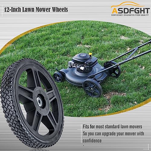Lawn Mower Wheels 6 Inch 2-Pack with Bearings and Hardware a7