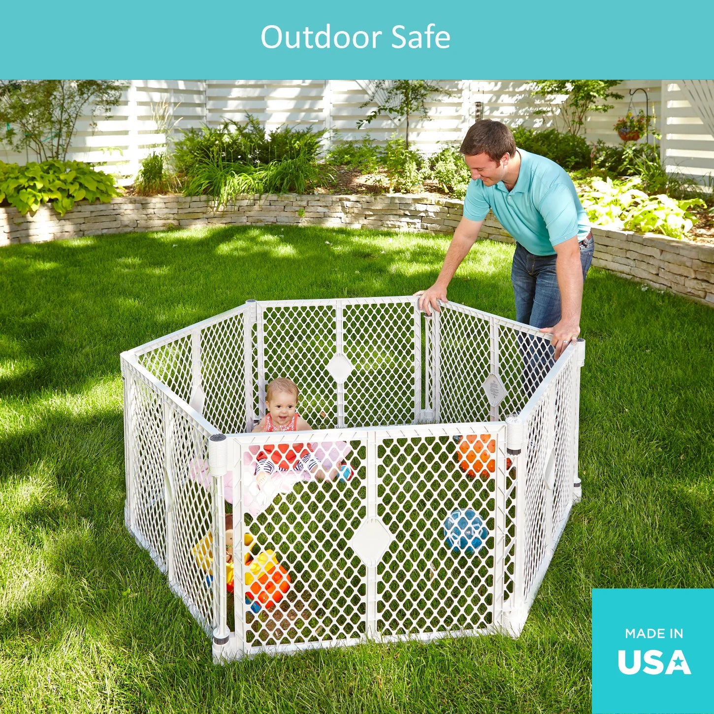 Baby Play Yard Gray Plastic a7