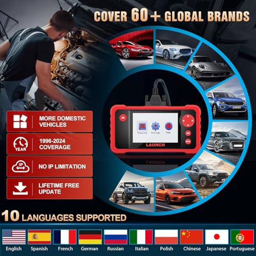 OBD2 Scanner Engine ABS SRS Transmission Diagnostic Tool k7m