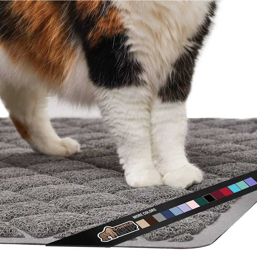 Waterproof Cat Litter Box Trapping Mat k7x