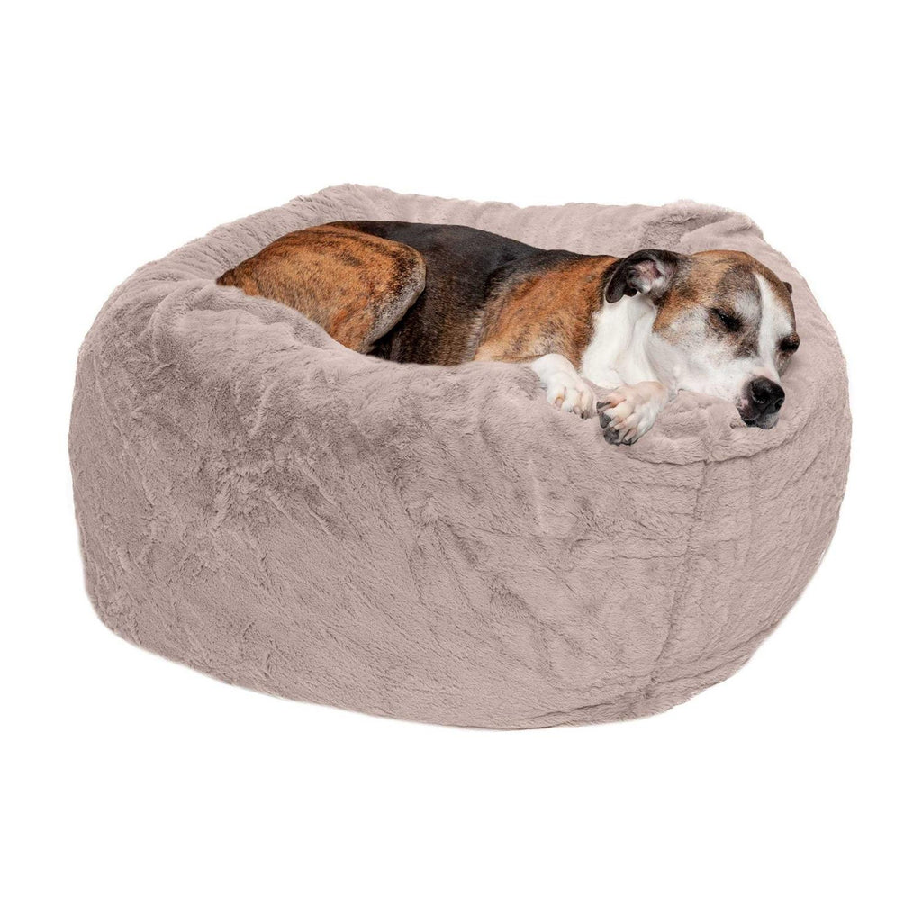 Dog Round Plush Ball Bed k7m