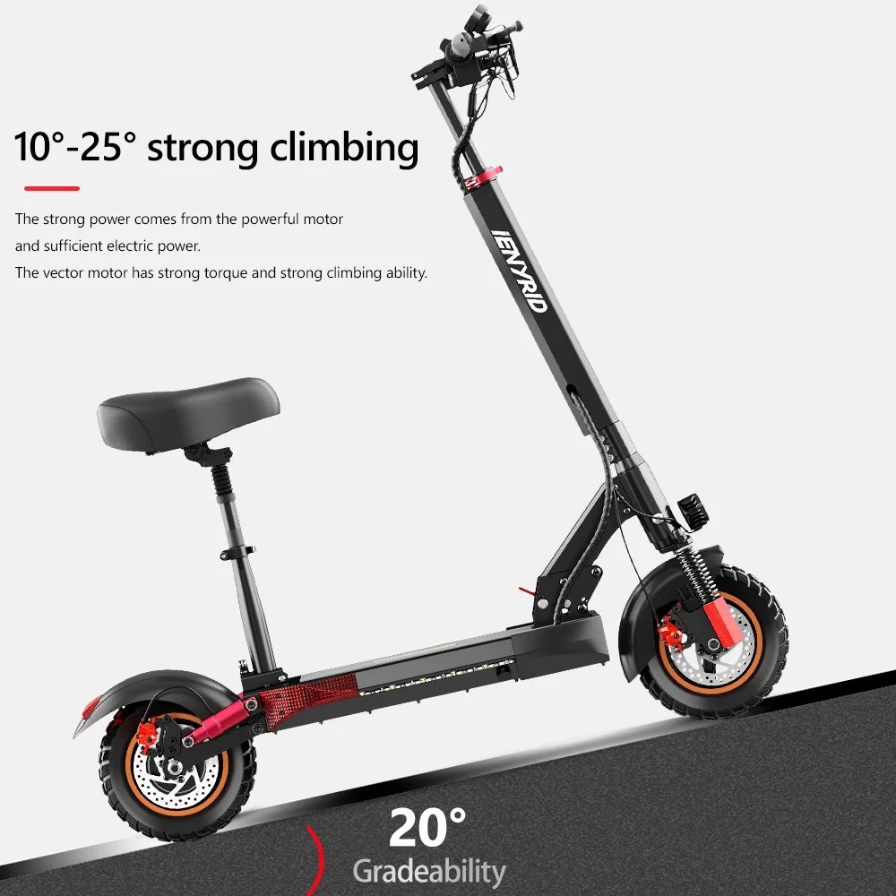 Electric Scooter 700W 10" Tires Folding Commuter a7