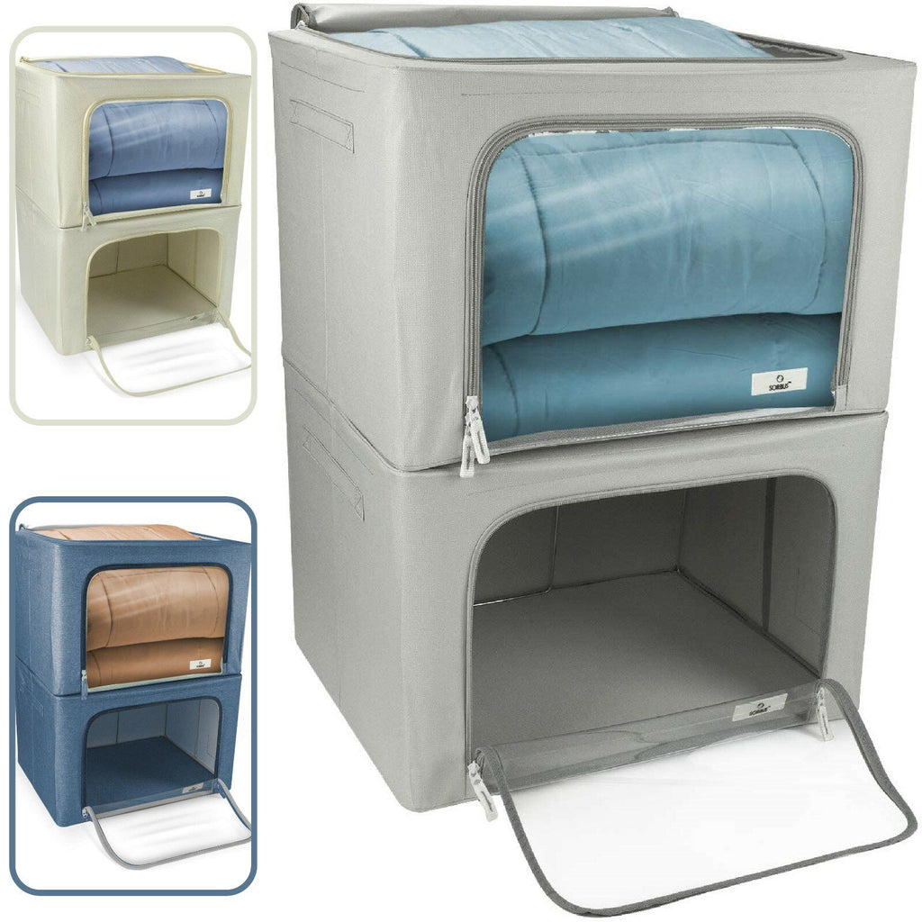 Clothes & Blanket Storage Bags, Underbed Organizer 2-Pack q7m