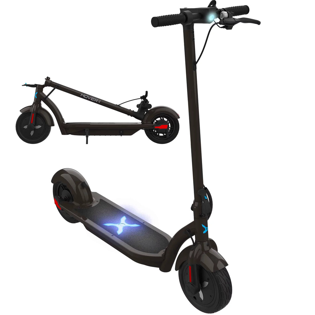Electric Scooter 18 mph Max Speed Black a7