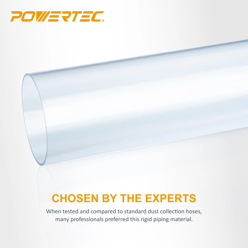 Clear PVC Dust Collection Pipe 4x36 Inch k7
