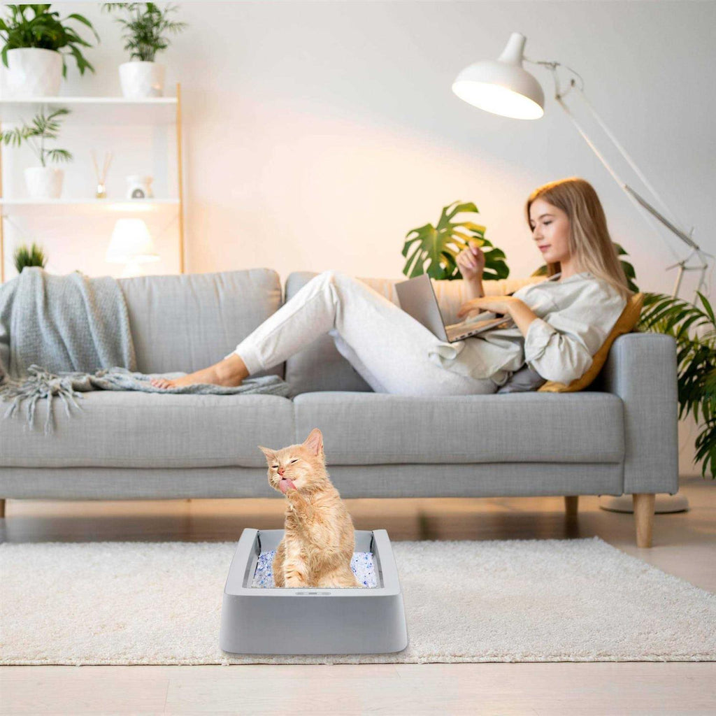 Stainless Steel Reusable Cat Litter Tray k7m