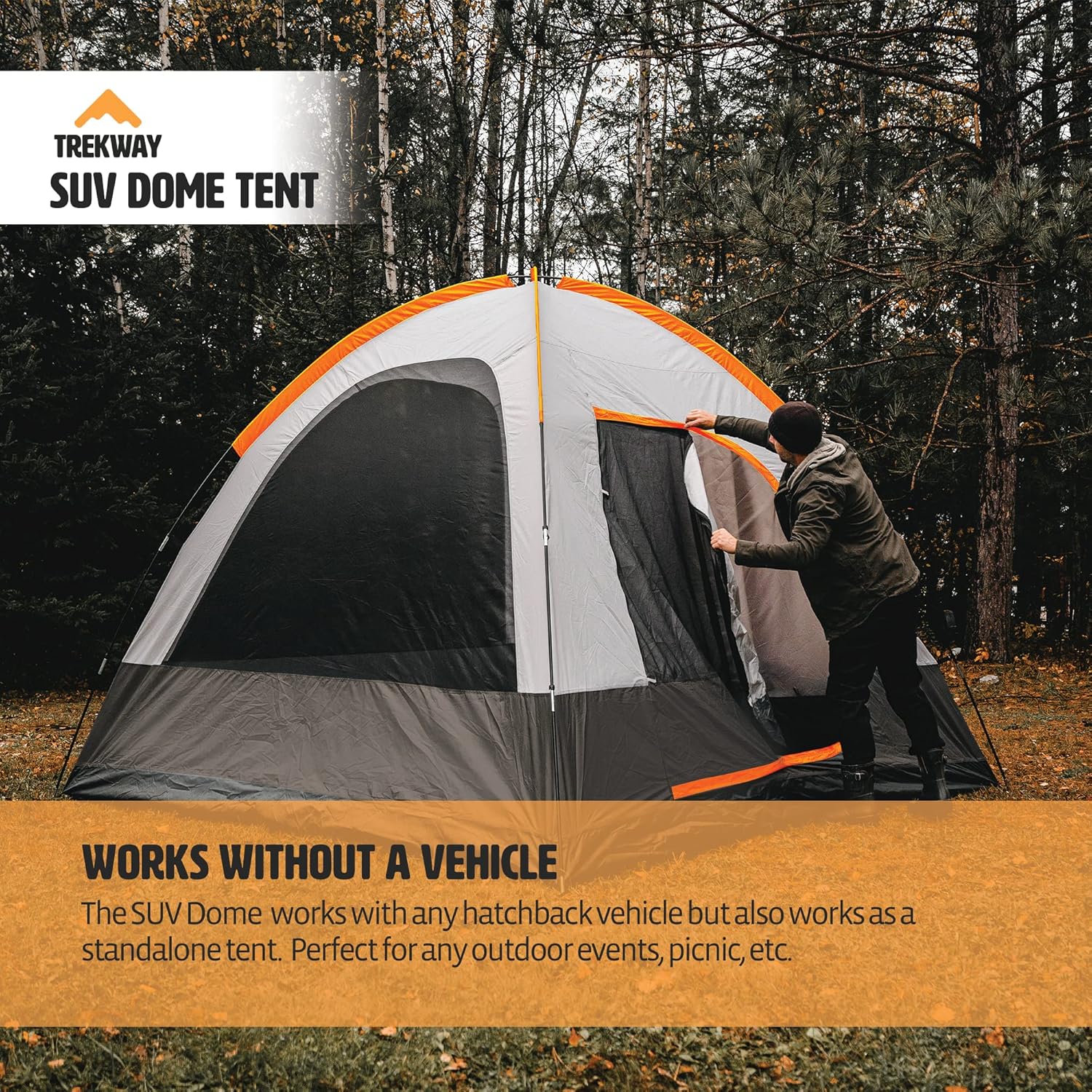 Waterproof Instant Camping Tent for SUV 9x9 ft k7