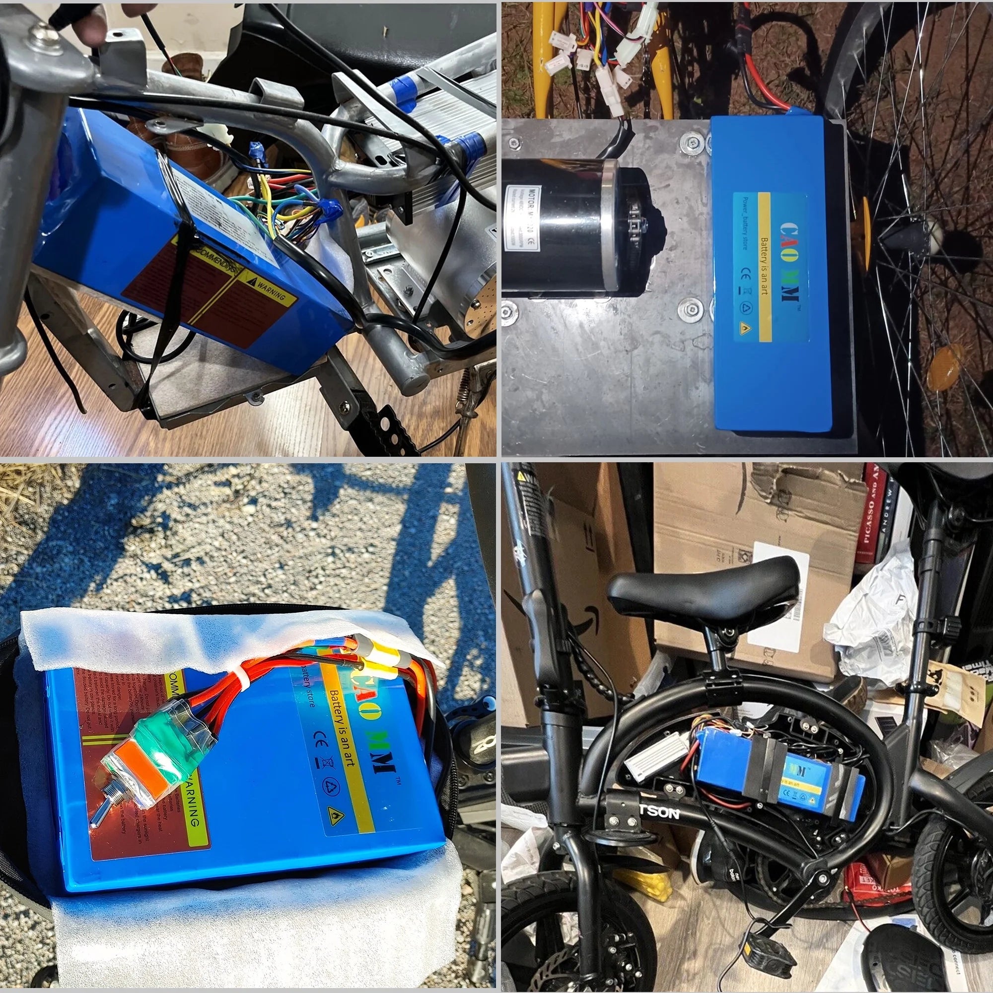 Ebike Battery 48V 20Ah Lithium with Charger XT90 k7p