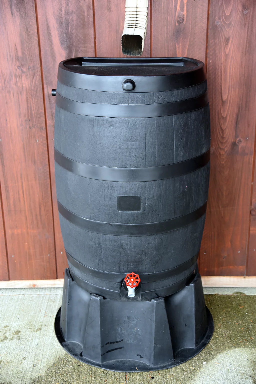 Rain Barrel 50 Gallon Black a7