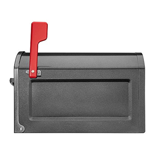 Galvanized Steel Post Mounted Mailbox Pewter a7