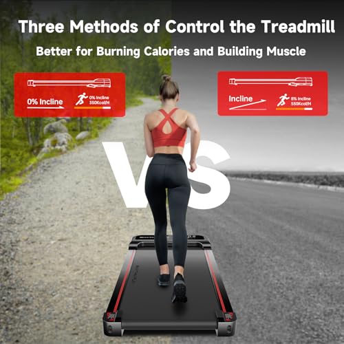 Walking Pad Treadmill with Incline Under Desk Portable 3k