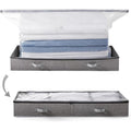 sdzkfiv HCOCM   Under Bed Comforters Storage Container  Save 80% Space  Large Capacity Foldable Under Bed Storage Box for Quilts Pillow Blankets Linen    41&amp;#34; x 17.7&amp;#34; x 6&amp;#34;  Jum