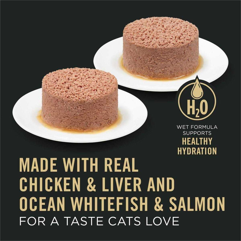 Wet Kitten Food Variety Pack Grain-Free Chicken Salmon a7