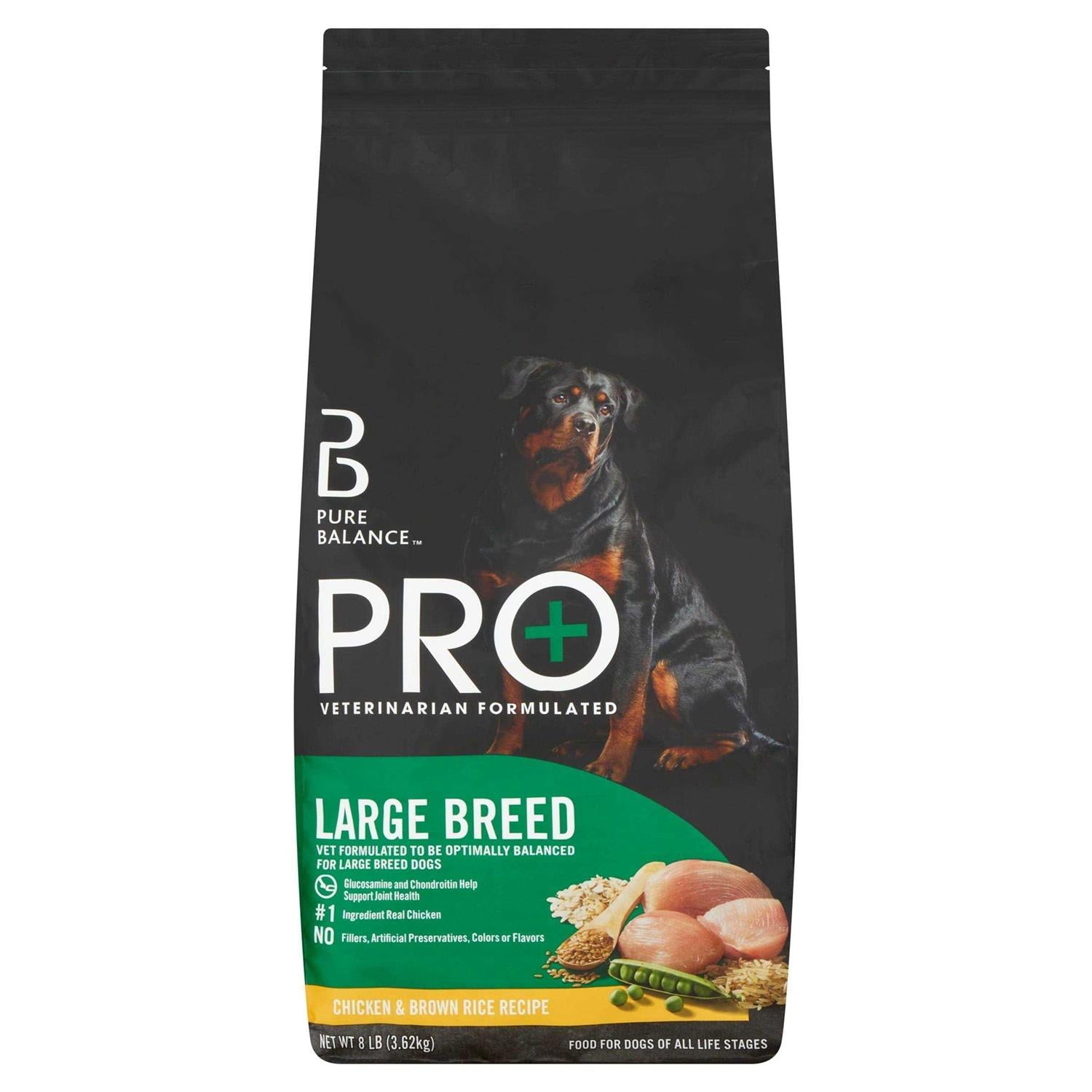 Pure Balance Pro+ Large Breed Chicken &amp; Brown Rice Recipe Dry Dog Food - Pet Supplies online store