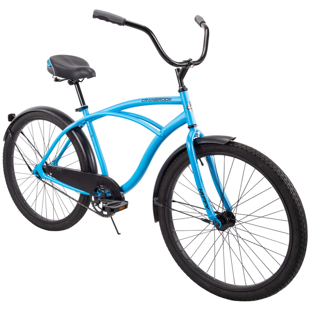 Huffy 26" Cranbrook Men's Comfort Cruiser Bike, Ages 13" Years,  Matte Blue