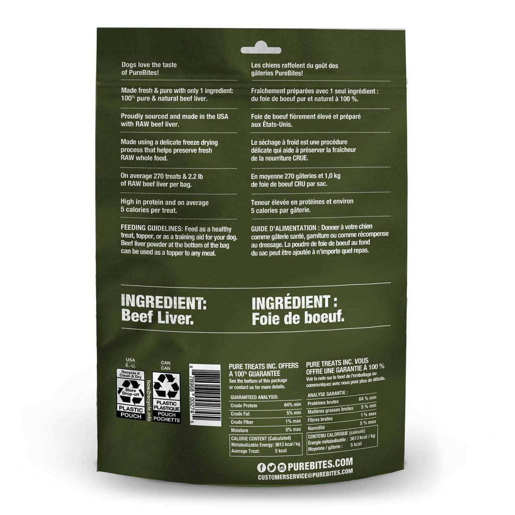 Freeze Dried Beef Liver Dog Treats k7