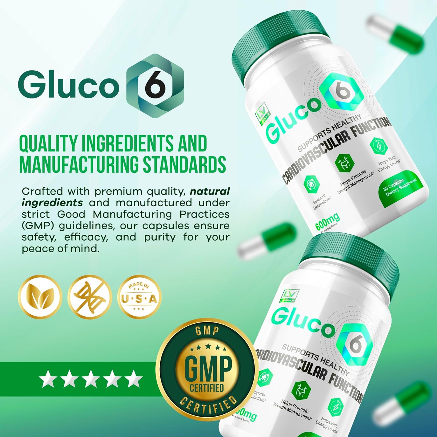 Gluco 6 Capsules 3 Month Supply a9