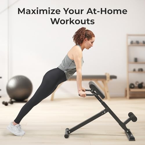 Roman Chair Hyperextension Bench for Home Gym k7p